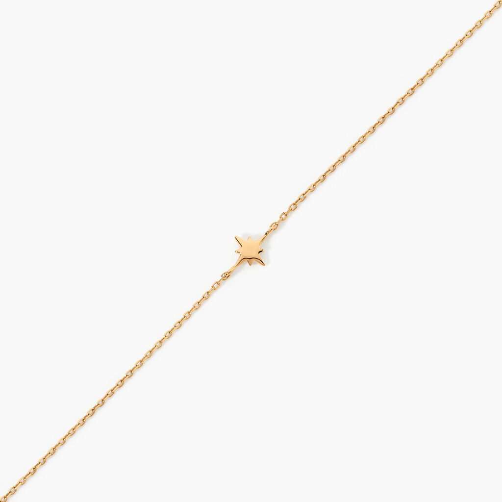 Bracelet Joeline Plaqu&eacute; Or Jaune - Bijoux sans pierre Femme | Histoire d&rsquo;Or