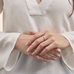 Bague Jasmyn Argent Blanc Oxyde De Zirconium - Bagues avec pierre Femme | Histoire d&rsquo;Or