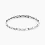 Bracelet Lou-anne Argent Blanc Oxyde De Zirconium Blanc - Bracelets Femme | Histoire d&rsquo;Or