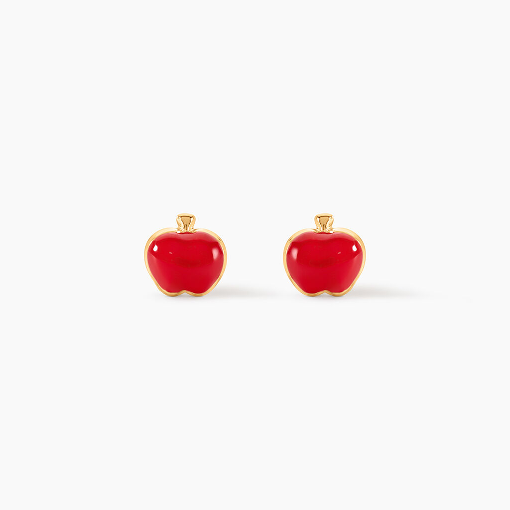 Boucles D'oreilles Puces Eve Or Jaune - Clous d'oreilles Enfant | Histoire d&rsquo;Or
