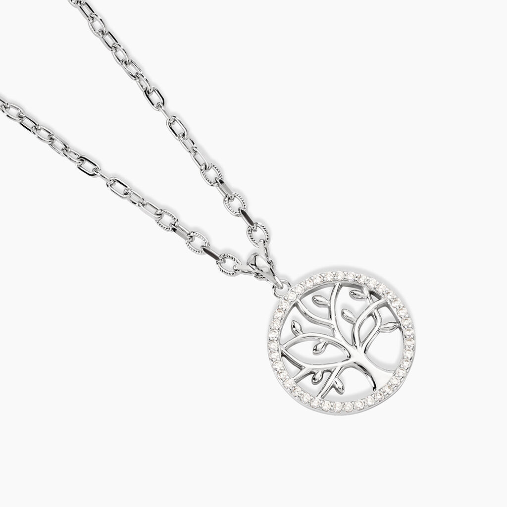 Collier Argent Urcisse Oxydes De Zirconium - Colliers Femme | Histoire d&rsquo;Or