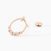 Boucles D'oreilles Pendantes Celene Argent Rose Oxyde De Zirconium - Boucles d'oreilles fantaisie Femme | Histoire d’Or