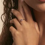Bague Lily Or Blanc Amethyste - Bagues solitaires Femme | Histoire d&rsquo;Or