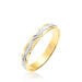 Alliance Clotilde Ruban Plat Or Bicolore - Alliances Unisex | Histoire d’Or