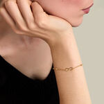 Bracelet Mimy Argent Dor&eacute; A L'Or 750/1000 - F&ecirc;te des m&egrave;res Femme | Histoire d&rsquo;Or