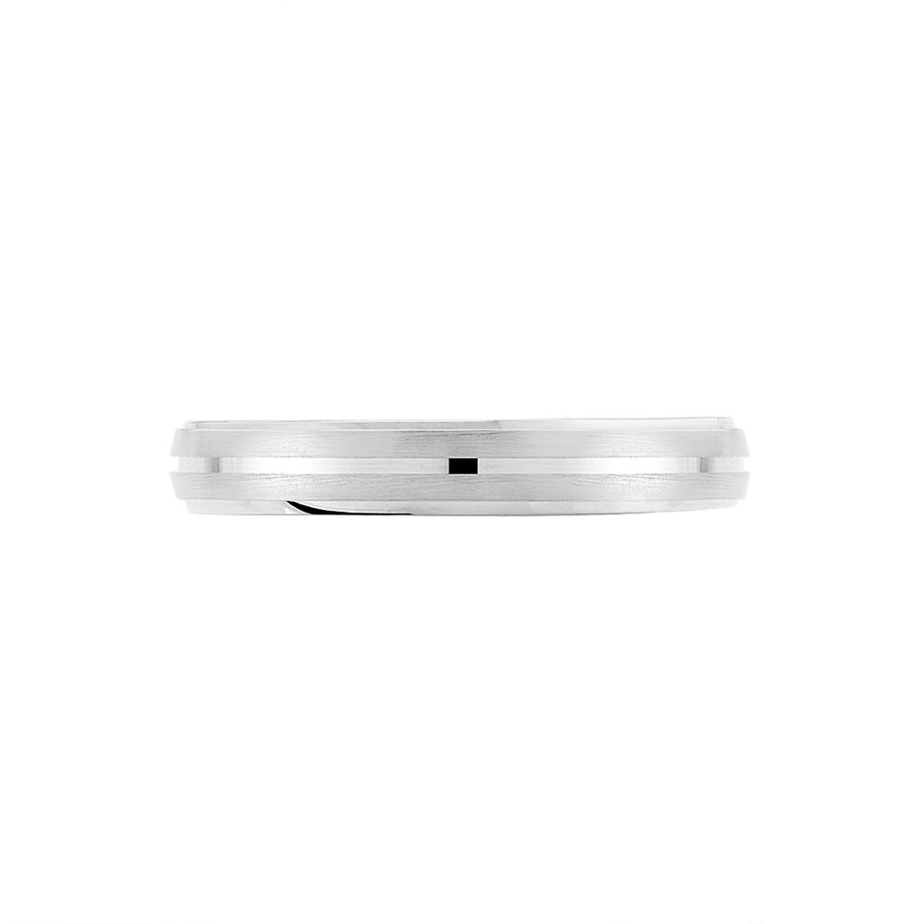 Alliance Circios Demi Jonc Classique Or Blanc - Alliances Unisex | Histoire d’Or