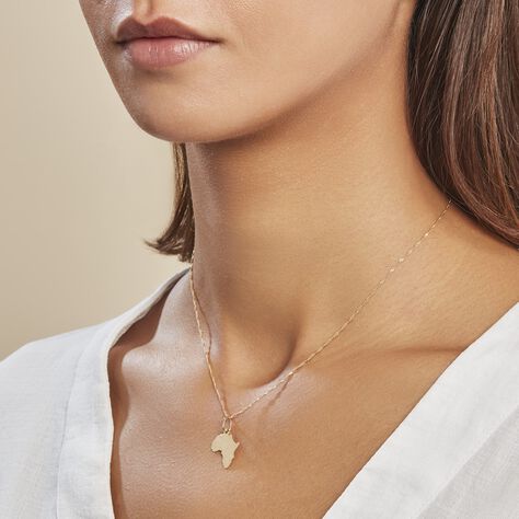Pendentif Gaietana Afrique Or Jaune - Pendentifs Famille | Histoire d’Or
