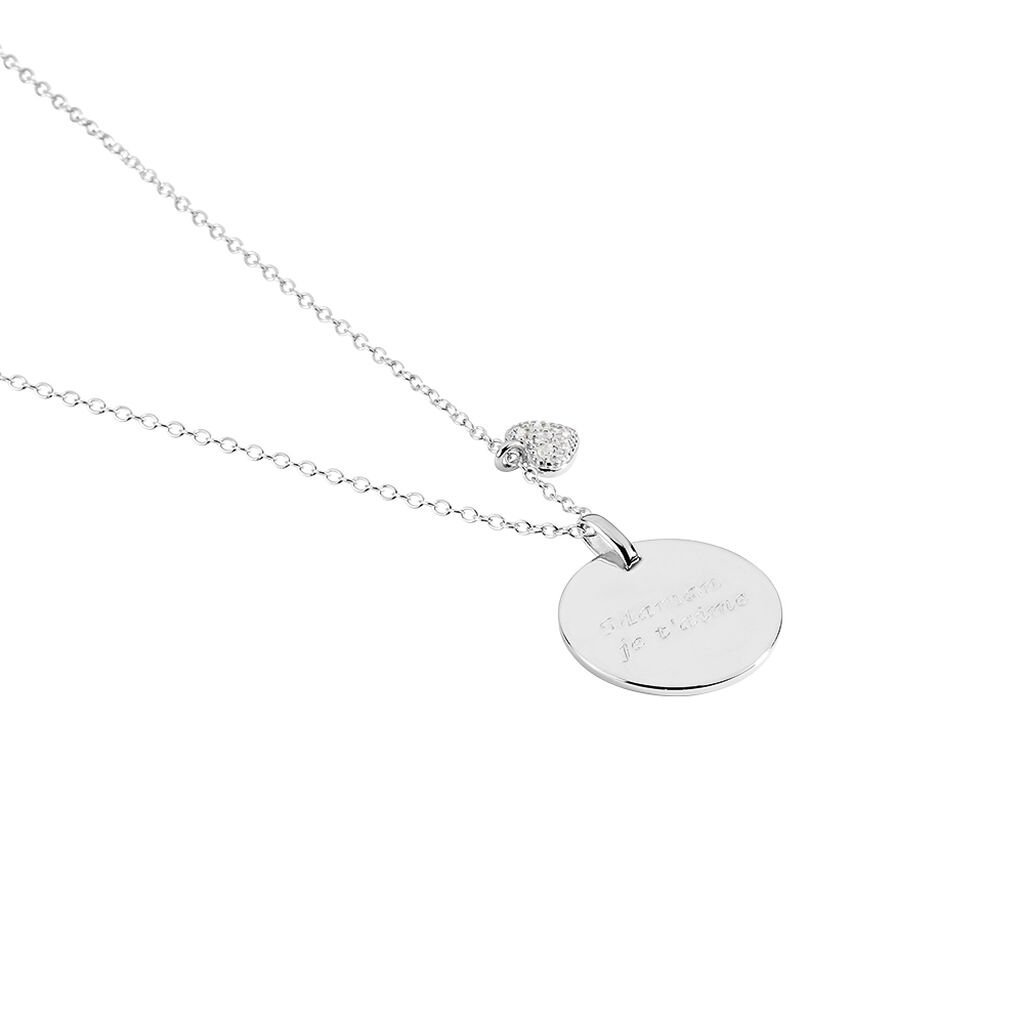 Collier Argent Nellchen Oxydes De Zirconium - Colliers fantaisie Femme | Histoire d’Or