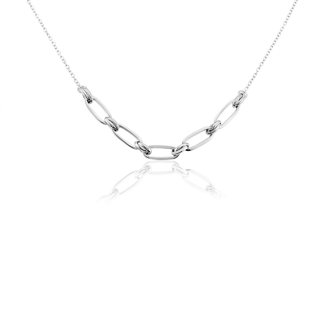 Collier Argent Blanc Stan - Colliers Femme | Histoire d&rsquo;Or