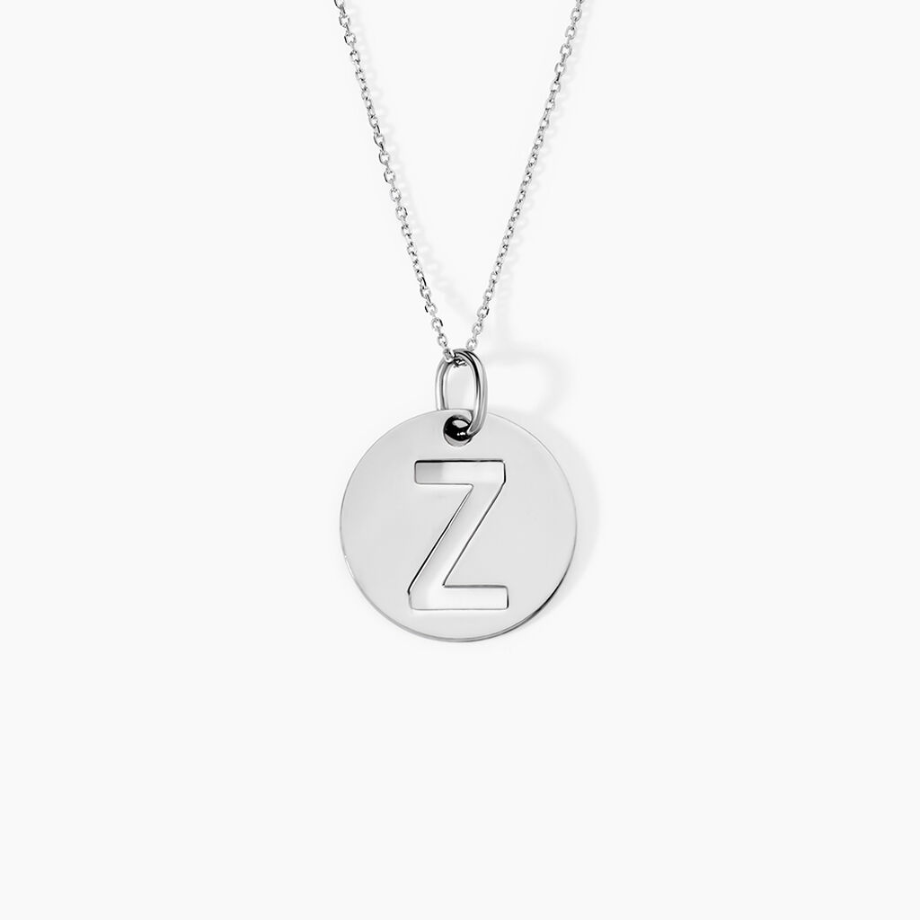Pendentif Elio Z Argent Blanc - Pendentifs Famille | Histoire d&rsquo;Or