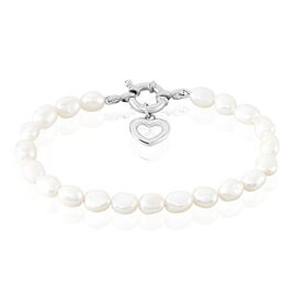 Bracelet Argent Leindel Perles - Bracelets Coeur Femme | Histoire d’Or