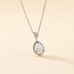 Collier Argent Blanc Zelie Oxyde De Zirconium - Colliers Femme | Histoire d&rsquo;Or