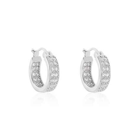 Boucles d'oreille - Torsadée Créoles Argenté 40 mm - Achat / Vente boucle d' oreille Torsadée Créoles Argenté 40 mm Femme Adulte Argenté Neuf Oxyde de  zirconium 