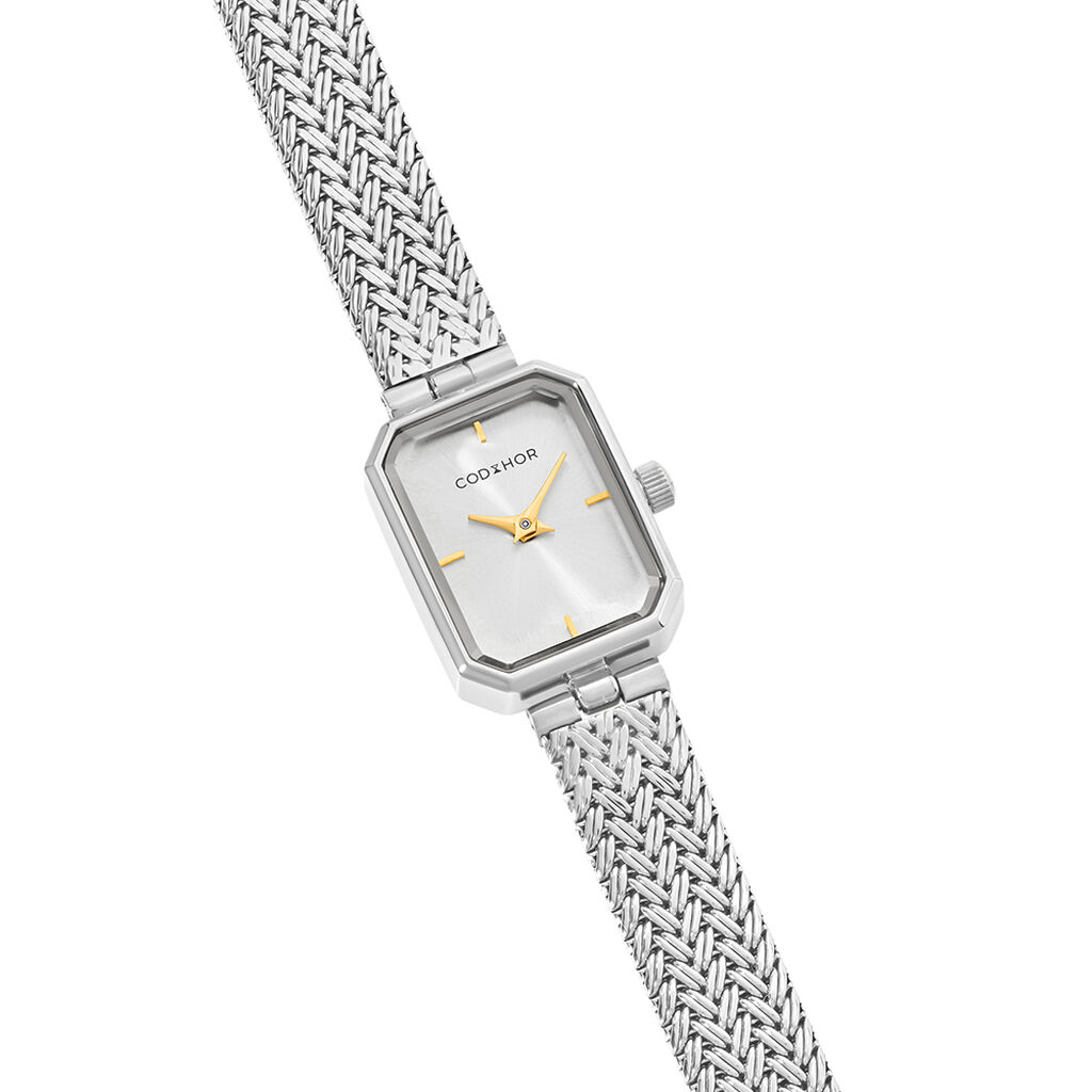 Montre Codhor Gaby Argent&eacute; - F&ecirc;te des m&egrave;res Femme | Histoire d&rsquo;Or
