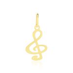 Pendentif Fausta Musique Or Jaune - Pendentifs Famille | Histoire d&rsquo;Or