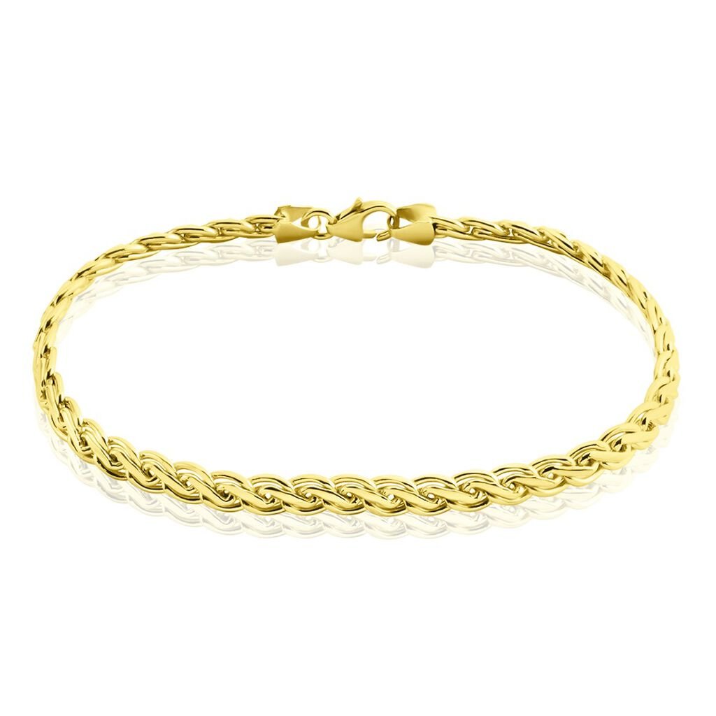 Bracelet Jayna Maille Palmier Or Jaune - Bracelets chaîne Femme | Histoire d’Or