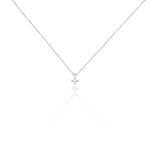 Collier Or Blanc Oxyde De Zirconium - Colliers Femme | Histoire d&rsquo;Or