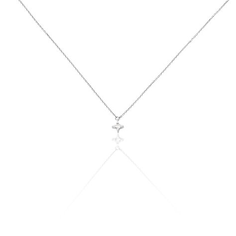 Collier Or Blanc Oxyde De Zirconium - Colliers Femme | Histoire d&rsquo;Or