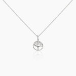 Collier Veva Argent Blanc Oxyde De Zirconium - Colliers fantaisie Femme | Histoire d&rsquo;Or