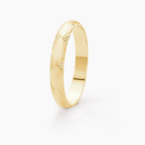 Alliance Harmonie Demi Jonc Classique Or Jaune - Alliances Famille | Histoire d’Or