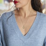 Collier Iago Plaqu&eacute; Or Oxydes De Zirconium - Colliers Zodiaque Femme | Histoire d&rsquo;Or