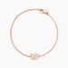 Bracelet Court Argent Rose Anne-lise Oxyde De Zirconium - Bracelets Femme | Histoire d’Or