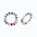 Boucles D'oreilles Puces Argent Blanc Ethem Oxydes Spinelles - Boucles d'oreilles fantaisie Femme | Histoire d’Or