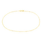 Cha&icirc;ne De Cheville Maille For&ccedil;at Or Jaune - Cha&icirc;nes de cheville Femme | Histoire d&rsquo;Or