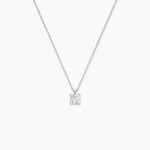 Collier Solitaire Argent Lyanna - Colliers fantaisie Femme | Histoire d&rsquo;Or