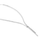 Collier River Or Blanc Diamant - Colliers Femme | Histoire d&rsquo;Or