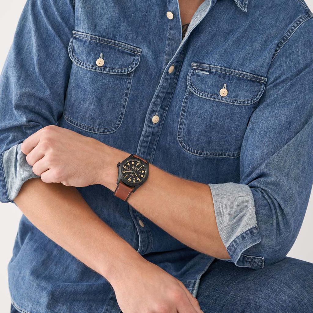 Montre Fossil Defender Noir - Montres Homme | Histoire d’Or