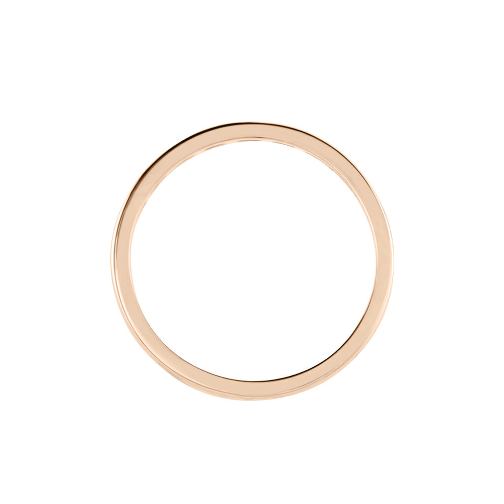 Bague Val Argent Rose Val Oxyde De Zirconium - Bagues avec pierre Femme | Histoire d’Or