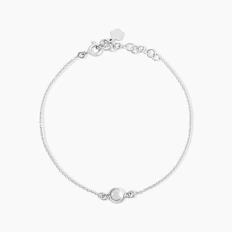 Bracelet Bilao Argent Blanc - Bracelets Femme | Histoire d&rsquo;Or