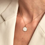 Pendentif Marie Or Jaune Nacre - Pendentifs Bapt&ecirc;me Famille | Histoire d&rsquo;Or