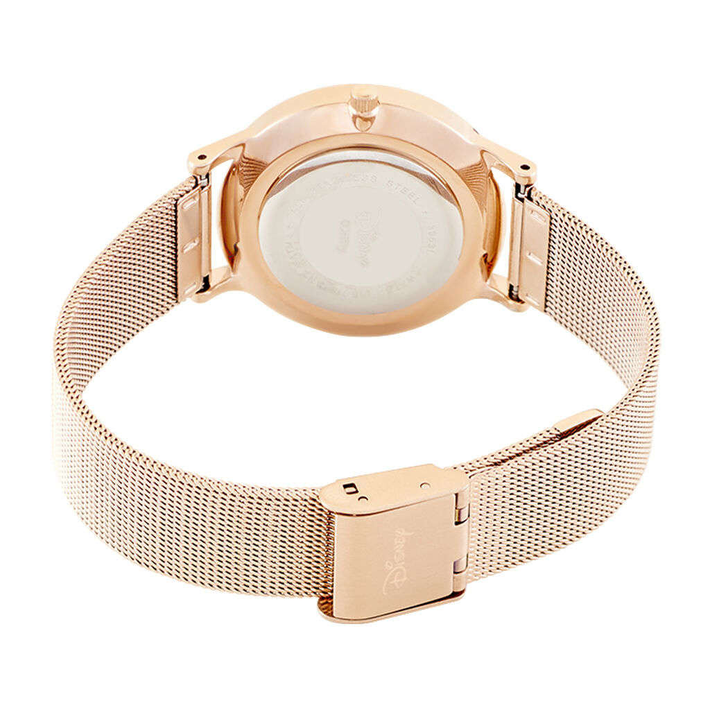 Montre Disney Doré Rose - Montres Femme | Histoire d’Or