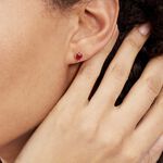 Boucles D'oreilles Kelvyn Argent Rose Oxyde - Boucles d'oreilles fantaisie Femme | Histoire d&rsquo;Or