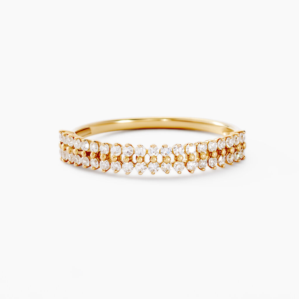 Alliance Epiphany Or Jaune Diamant Synthétique - Alliances Femme | Histoire d’Or