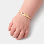 Bracelet Identit&eacute; Marcel Or Jaune - Bracelets Communion Enfant | Histoire d&rsquo;Or