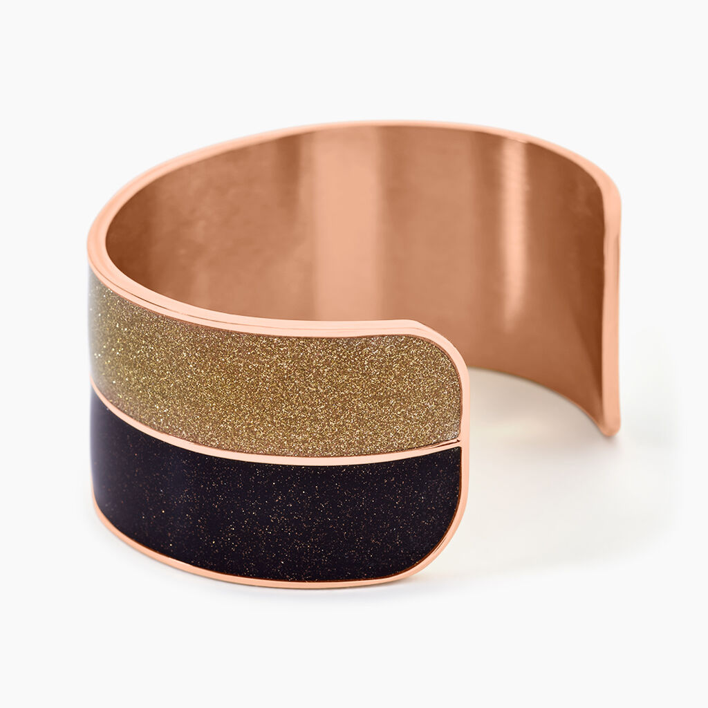 Bracelet Jonc Marie-adelaide Acier Rose - Bracelets joncs Femme | Histoire d&rsquo;Or