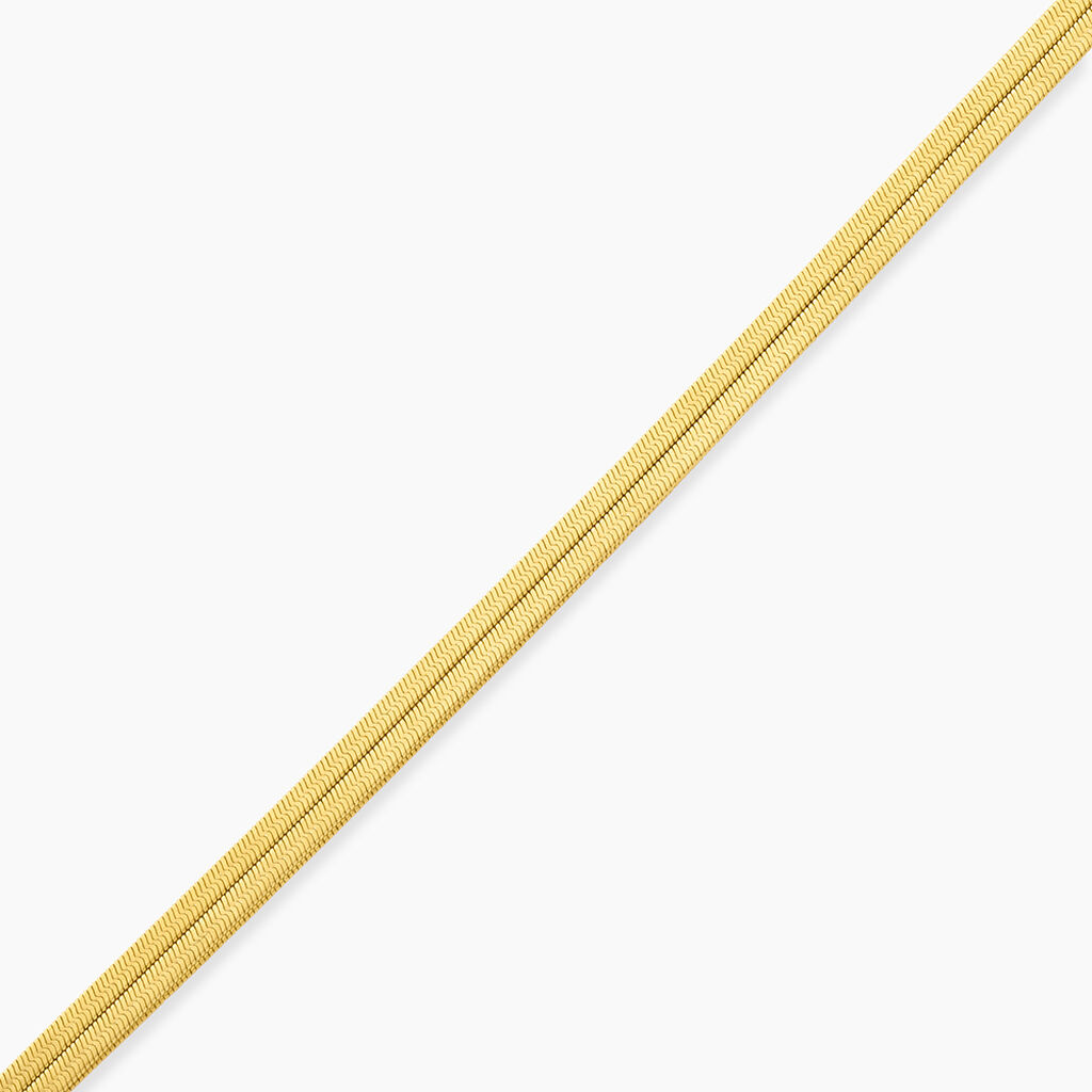 Bracelet Hania Acier Dor&eacute; - Bijoux sans pierre Femme | Histoire d&rsquo;Or