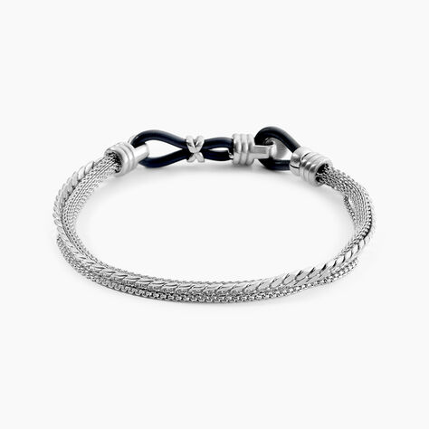 Bracelet Jourdan Arpad Acier Argenté - Nouveautés bijoux Homme | Histoire d’Or