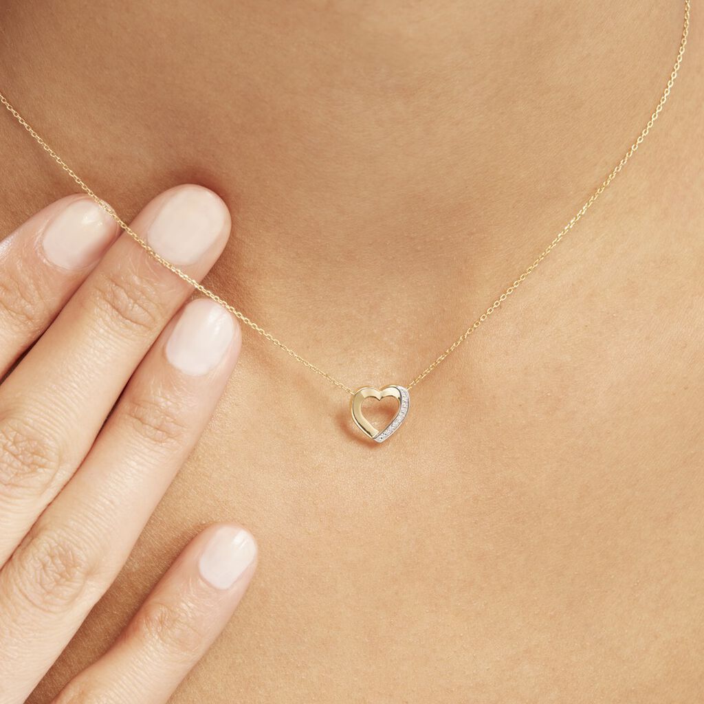 Collier Or Jaune Rosalynne Diamant - Colliers Femme | Histoire d’Or