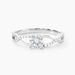 Bague Maryna Argent Blanc Oxyde De Zirconium - Bagues solitaires Femme | Histoire d’Or