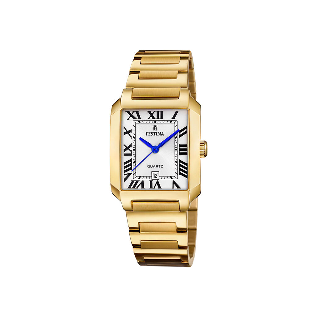 Montre Festina On The Square Blanc - Montres Femme | Histoire d&rsquo;Or