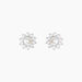 Boucles D'oreilles Puces Argent Blanc Cheri Perle De Culture Oxydes - Boucles d'oreilles fantaisie Femme | Histoire d’Or