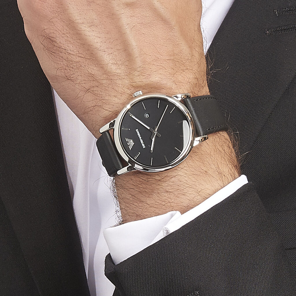 Montre Emporio Armani Noir - Montres Homme | Histoire d’Or