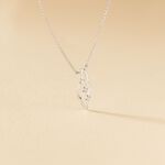 Collier Marnie Or Blanc Diamant - Colliers Femme | Histoire d&rsquo;Or