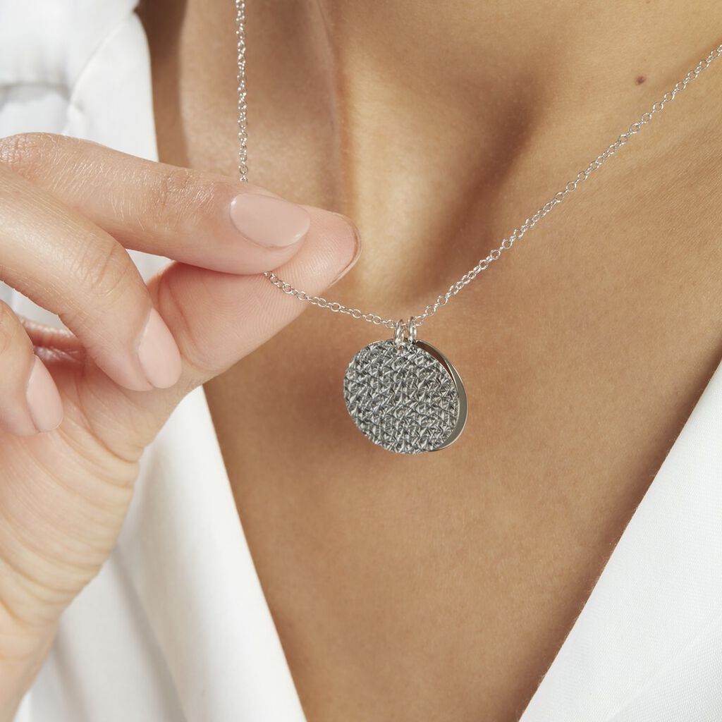 Collier Almira Argent Blanc - Colliers fantaisie Femme | Histoire d’Or