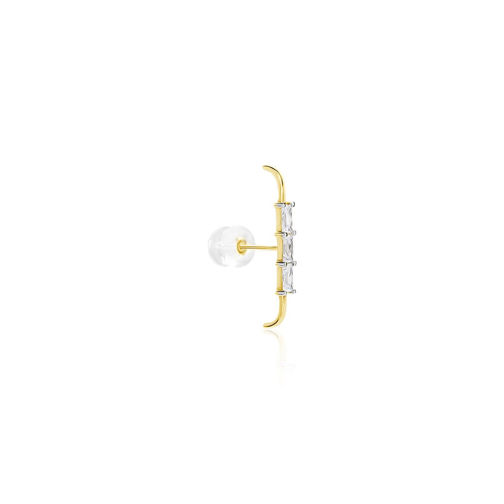 Bijou D'oreille Unitaire Alon Or Jaune Oxyde De Zirconium - Ear cuffs Femme | Histoire d’Or