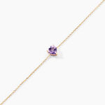 Bracelet Tender Love Or Jaune Am&eacute;thyste - Bracelets Femme | Histoire d&rsquo;Or